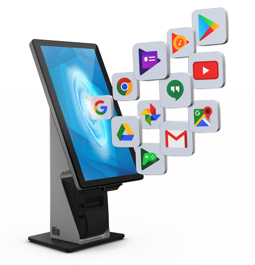 Self Check Deskstand Google Play Services