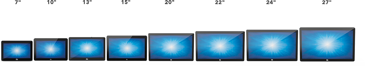 专业显示器从7到27寸可选